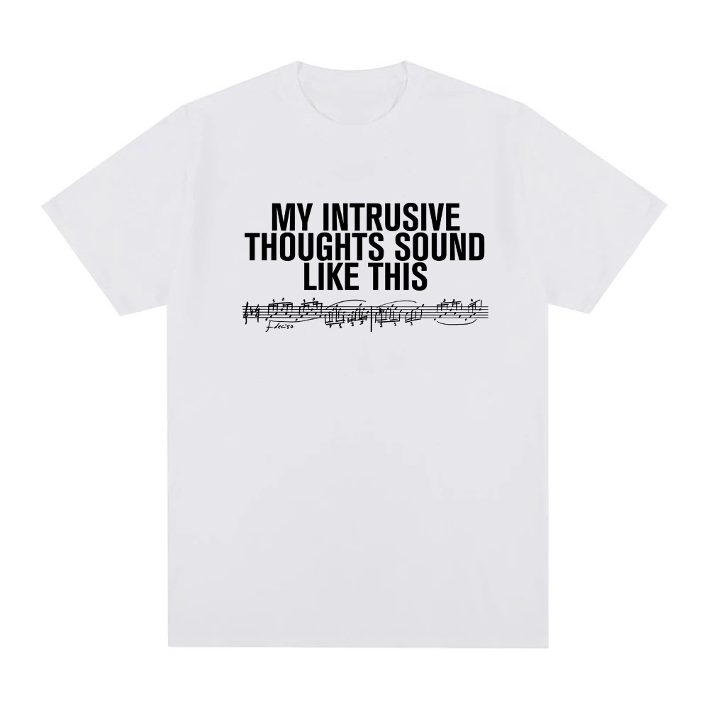 Summer Clothing Websites - เสื้อยืด INTRUSIVE THOUGHTS BABY TEE 2026