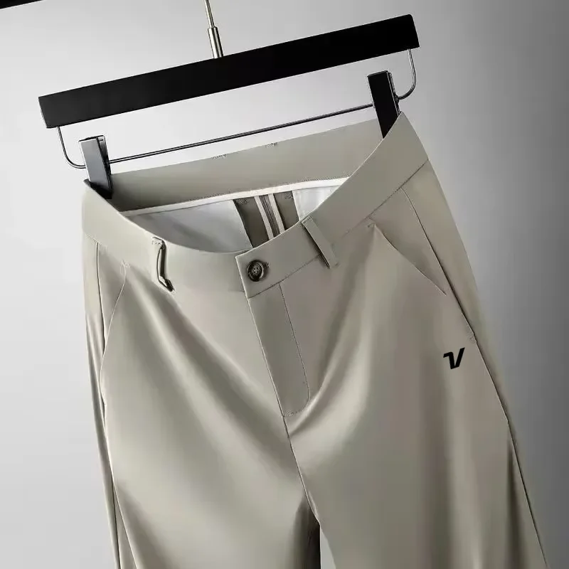 Summer Golf Clothing - 2026 ฤดูร้อนผ้าไหมน้ำหนักเบาชุดกอล์ฟผู้ชาย 2026 ใหม่แบรนด์หรูกางเกงกอล์ฟแฟชั่นกางเกงลำลองธุรกิจเสื้อผ้ากอล์ฟ