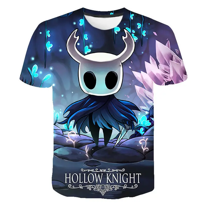 Summer Knights Clothing - ใหม่เสื้อยืดลายการ์ตูนฮอลโลว์ไนท์ 3D พิมพ์เสื้อยืดแฟชั่นเด็กสบายๆเด็กชายหญิงเด็ก O-Neck Tees เสื้อเด็กเสื้อผ้า