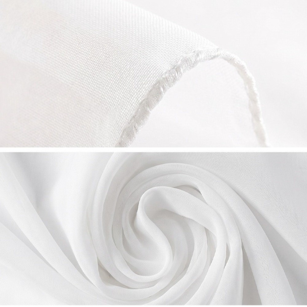 ผ้าคลุมไหล่บางสีพื้น ผ้าชีฟองร - Sarong Pareo Wrap บทวิจารณ์และราคา