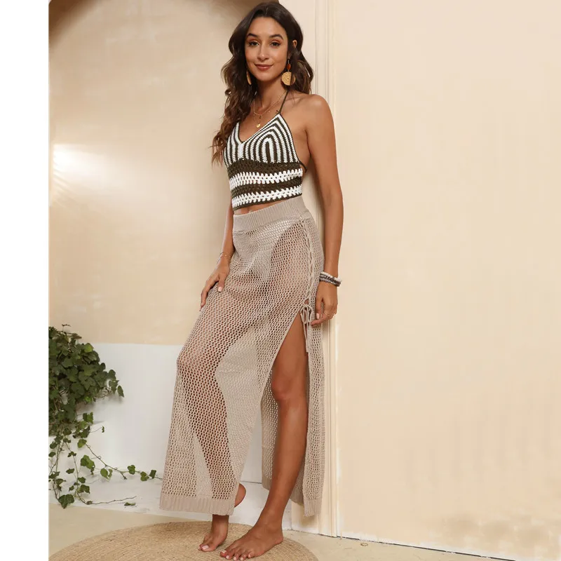 ผู้หญิงกระโปรงชายหาด Wrap ชุดว - Sarong Pareo Wrap บทวิจารณ์และราคา