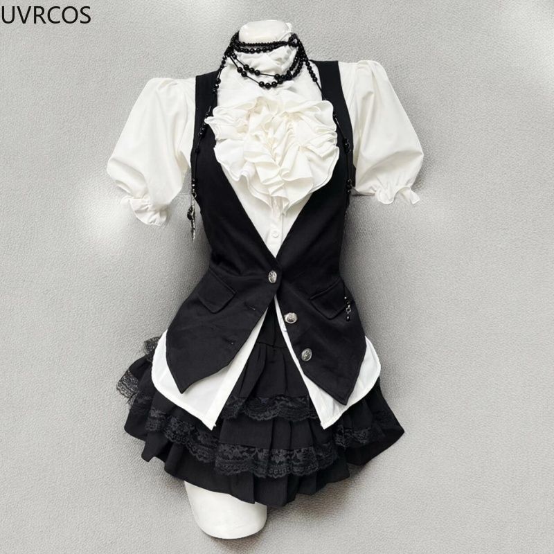Y2kความงามLolitaสไตล์หวาน 3 ชิ - Summer Clothing Aesthetic บทวิจารณ์และราคา