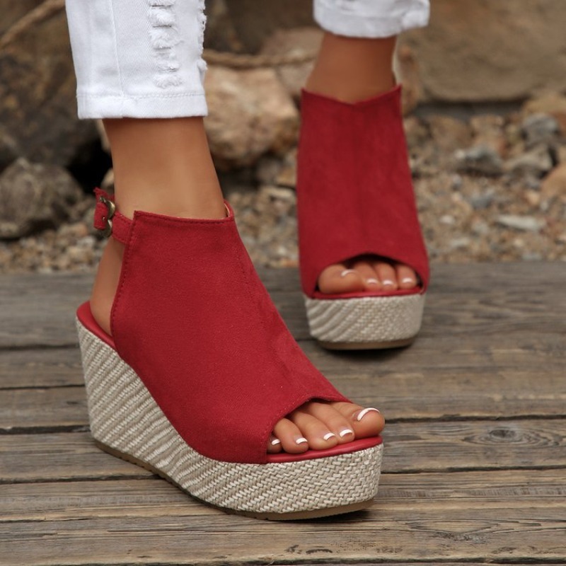 รองเท้าแตะผู้หญิงฤดูร้อนแบบสวม - Espadrille Sandal Women บทวิจารณ์และราคา