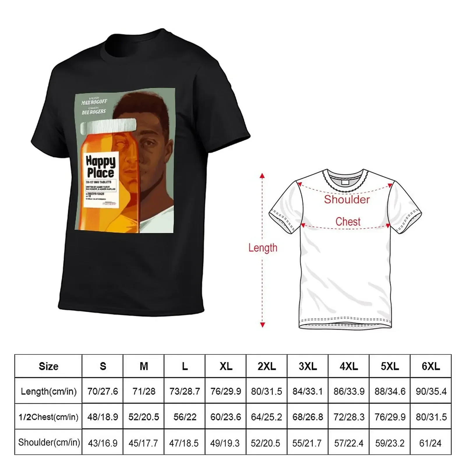 เสื้อยืดแฮปปี้เพลส วินเทจ แห้ง - Summer Clothing Places บทวิจารณ์และราคา