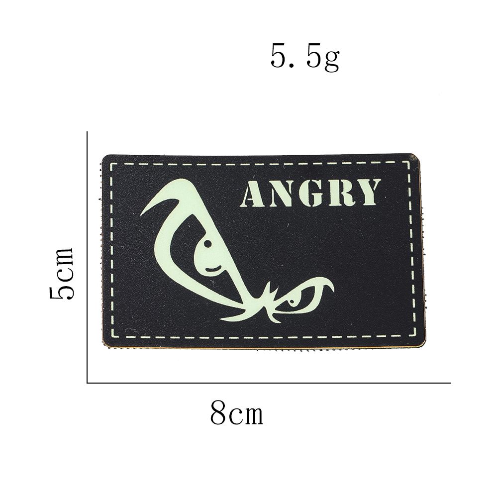ANGRY เรืองแสงในที่มืด แผ่นปะ  - Summer Nights Clothing บทวิจารณ์และราคา