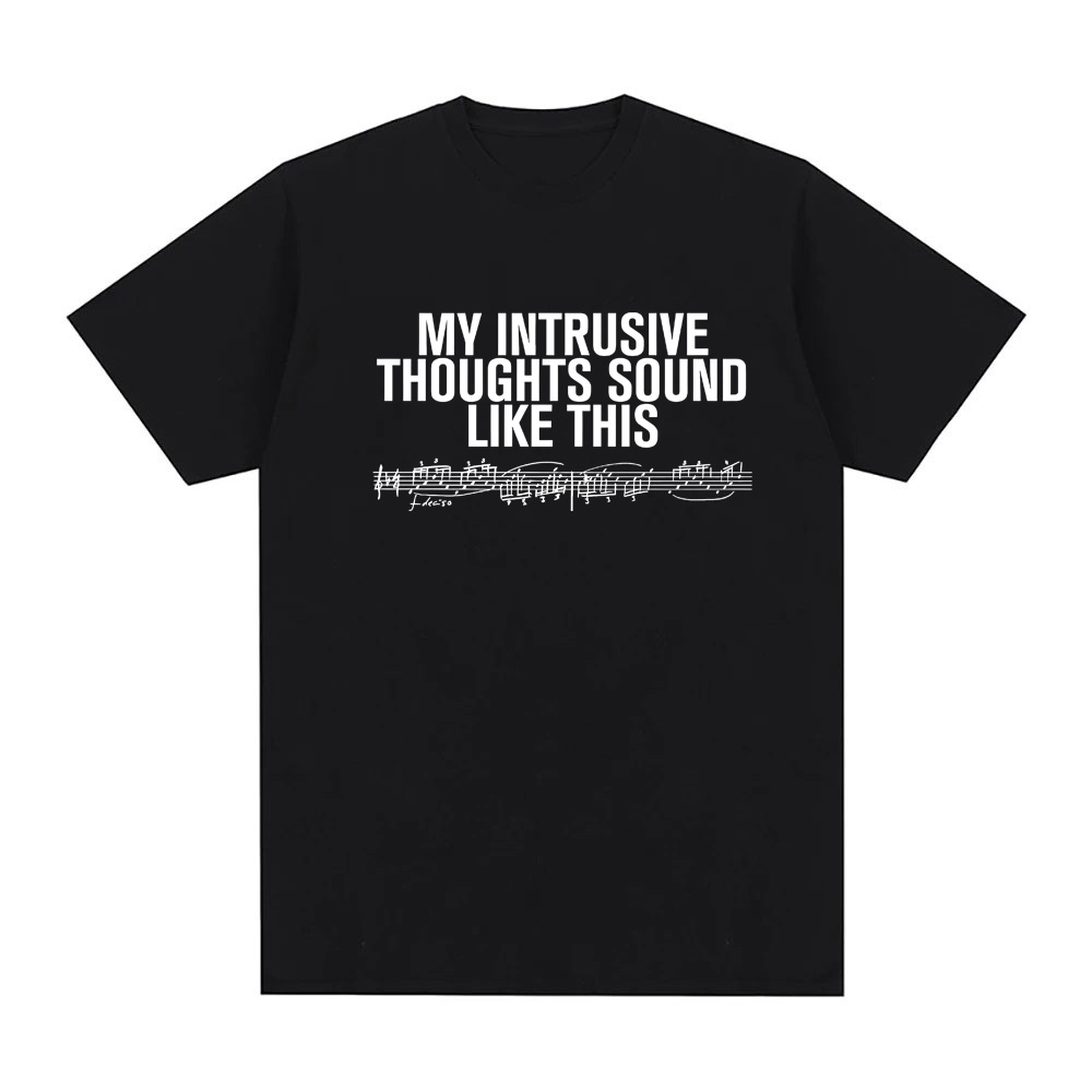 เสื้อยืด INTRUSIVE THOUGHTS BA - Summer Clothing Websites บทวิจารณ์และราคา