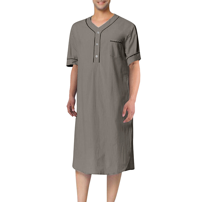 ฤดูร้อนแขนสั้นผู้ชายบางใส่ในบ้ - Summer Nights Clothing บทวิจารณ์และราคา