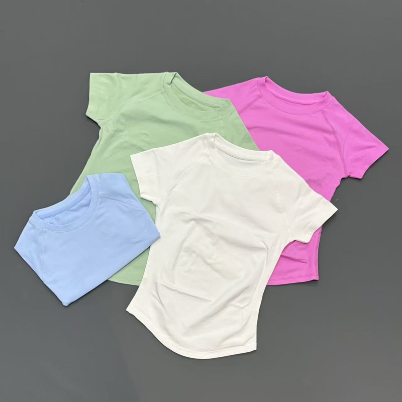 เสื้อโยคะแขนสั้นไร้ตะเข็บสำหรั - Summer Yoga Clothing บทวิจารณ์และราคา
