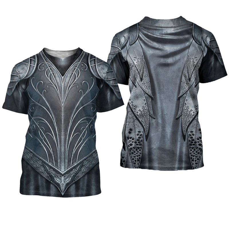 เสื้อยืดลายอัศวินเสื้อเกราะอัศ - Summer Knights Clothing บทวิจารณ์และราคา