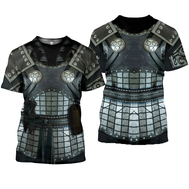 เสื้อยืดลายอัศวินเสื้อเกราะอัศ - Summer Knights Clothing บทวิจารณ์และราคา