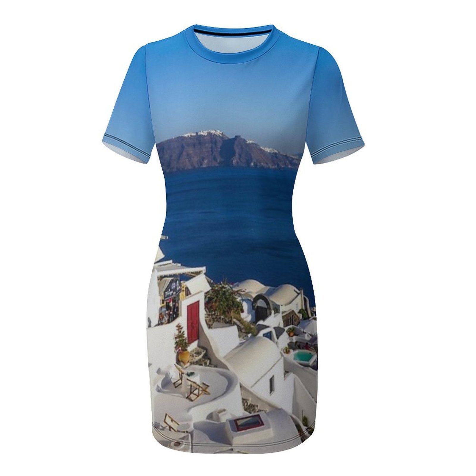 วิวพระอาทิตย์ตกที่เกาะซานโตริน - Summer Clothing For Greece บทวิจารณ์และราคา