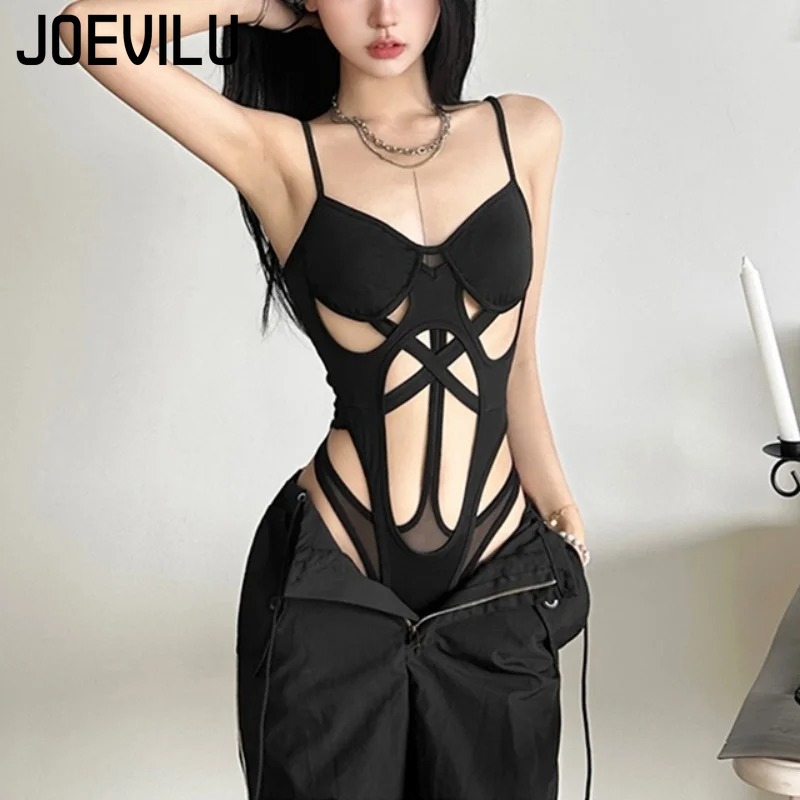 ชุดบอดี้สูทสีดำสไตล์ Y2K สำหรั - Summer Clothing Aesthetic บทวิจารณ์และราคา