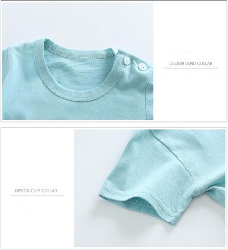 ผ้าฝ้ายTees + กางเกงขาสั้น 2 ช - Summer Clothing Toddler บทวิจารณ์และราคา