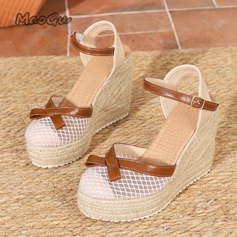 รองเท้าส้นเตารีดแบบสวม ไซส์ 42 - Espadrille Sandal Women บทวิจารณ์และราคา