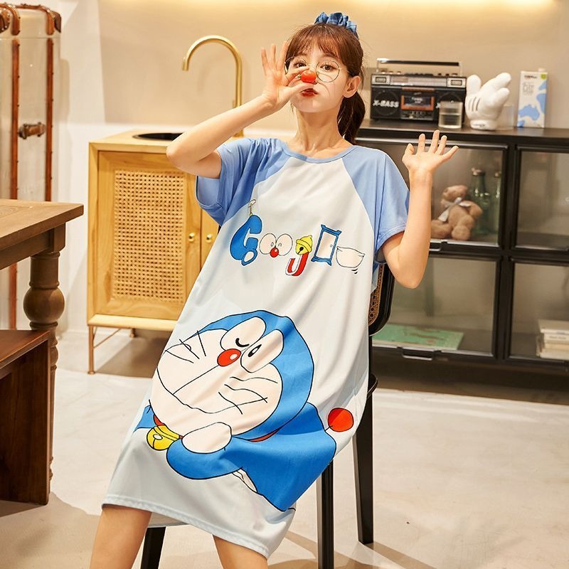 ชุดนอนโดราเอมอนน่ารักสำหรับผู้ - Summer Away Clothing บทวิจารณ์และราคา