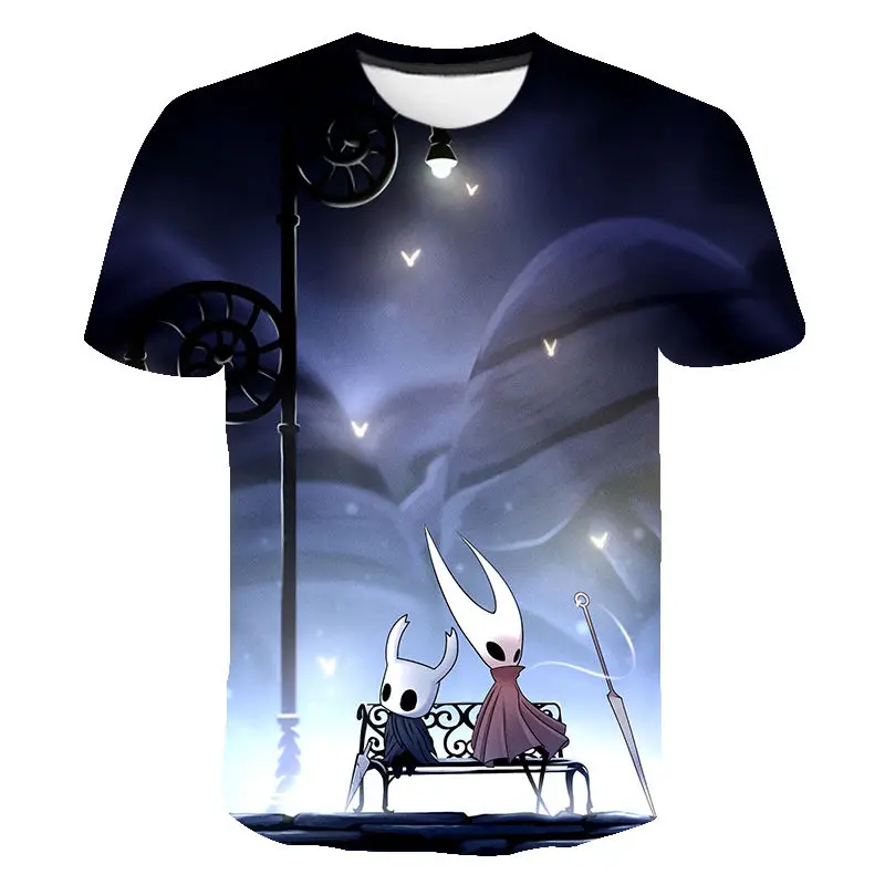 ใหม่เสื้อยืดลายการ์ตูนฮอลโลว์ไ - Summer Knights Clothing บทวิจารณ์และราคา