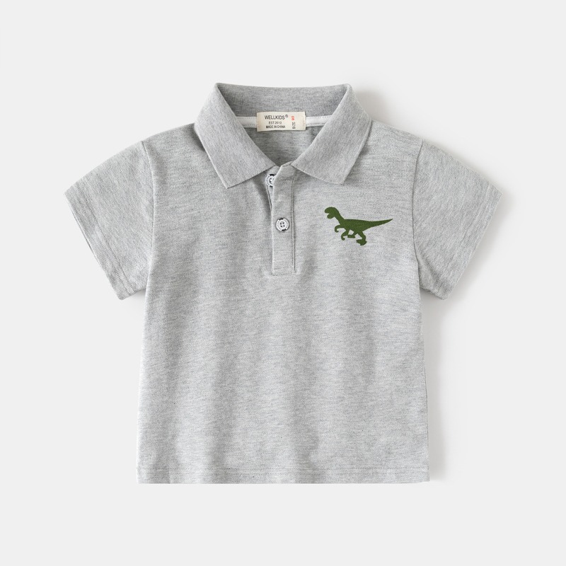 เสื้อโปโลแขนสั้นเด็กผู้ชาย ลาย - Summer Clothing Toddler บทวิจารณ์และราคา