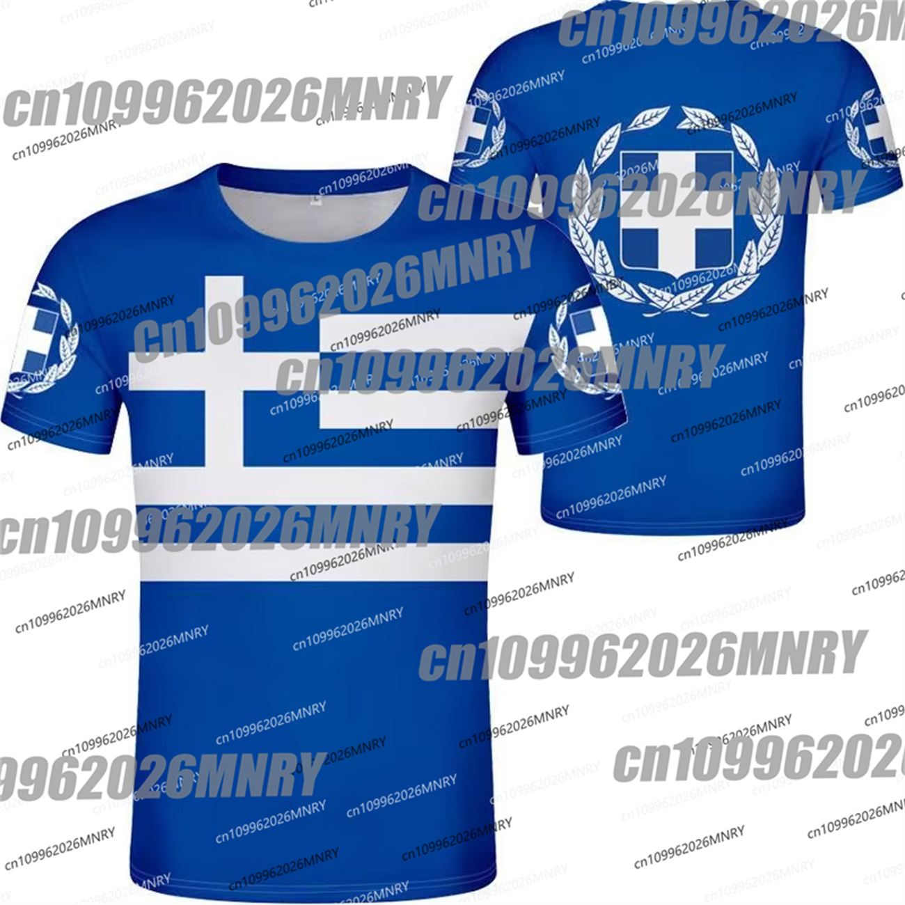เสื้อยืดลายกราฟิกตราสัญลักษณ์เ - Summer Clothing For Greece บทวิจารณ์และราคา