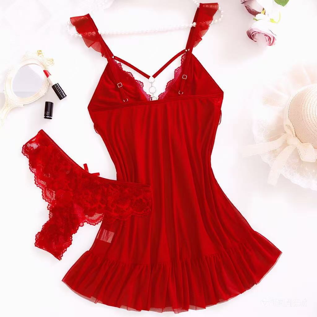 ชุดชั้นในเซ็กซี่สีแดงใหม่ปี 20 - Summer Nights Clothing บทวิจารณ์และราคา