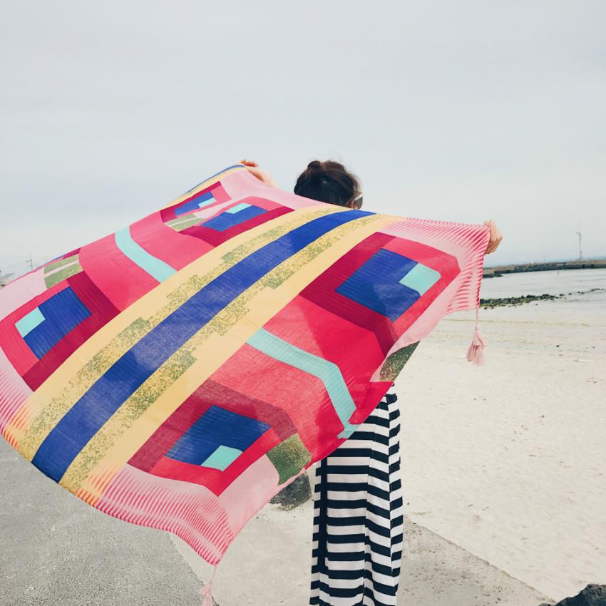 2018 ใหม่ 90x180 ซม.ผ้าฝ้าย Pa - Sarong Pareo Wrap บทวิจารณ์และราคา