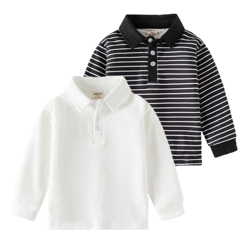 2-6 Y เด็กเสื้อโปโลสีทึบเด็กหล - Summer Clothing Toddler บทวิจารณ์และราคา