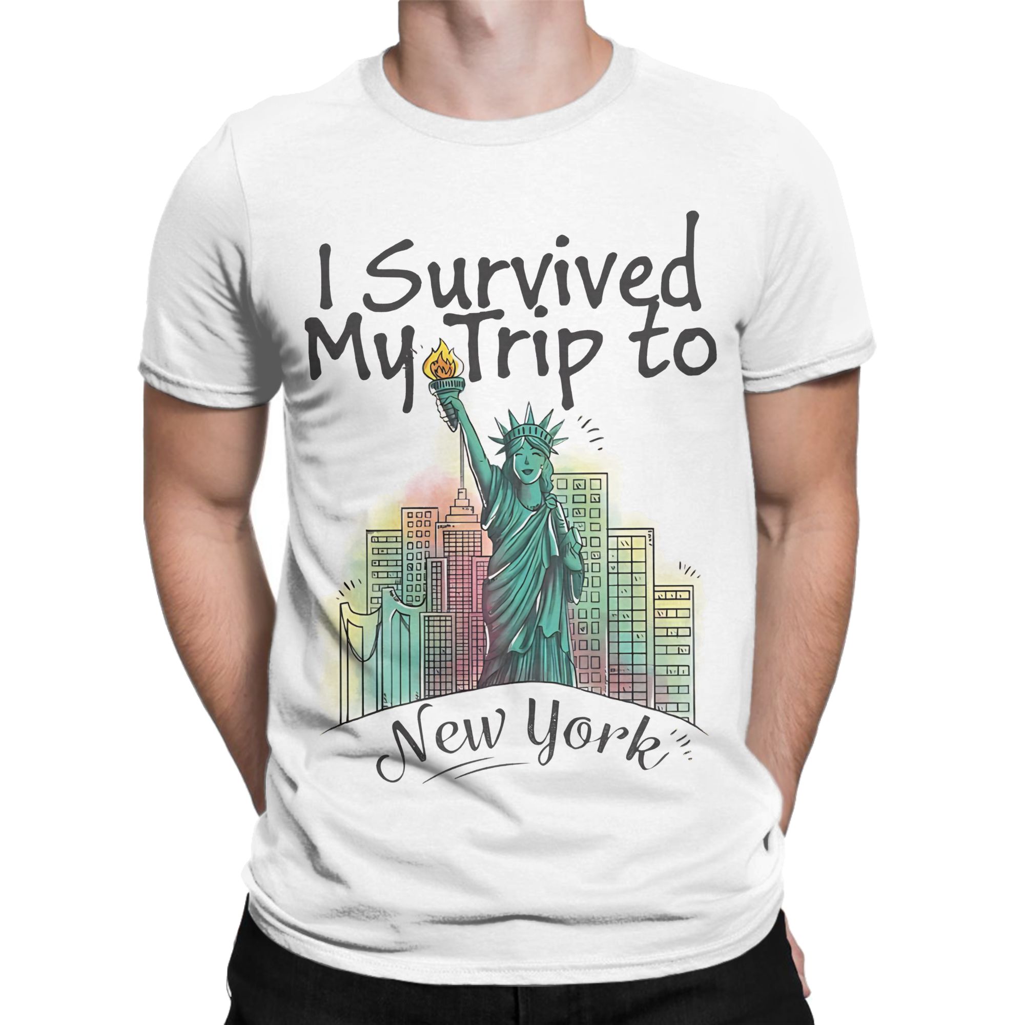 เสื้อยืด Retro I Survived My T - Summer Clothing Nyc บทวิจารณ์และราคา