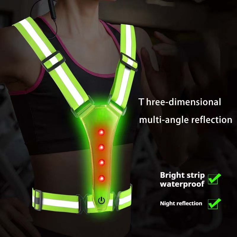 เสื้อกั๊กวิ่ง LED สะท้อนแสง สา - Summer Nights Clothing บทวิจารณ์และราคา