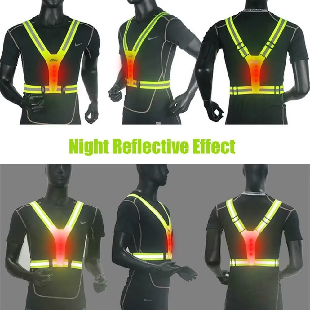 เสื้อกั๊กวิ่ง LED สะท้อนแสง สา - Summer Nights Clothing บทวิจารณ์และราคา