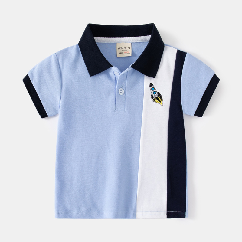 เสื้อโปโลสำหรับเด็กผู้ชายวัยหั - Summer Clothing Toddler บทวิจารณ์และราคา