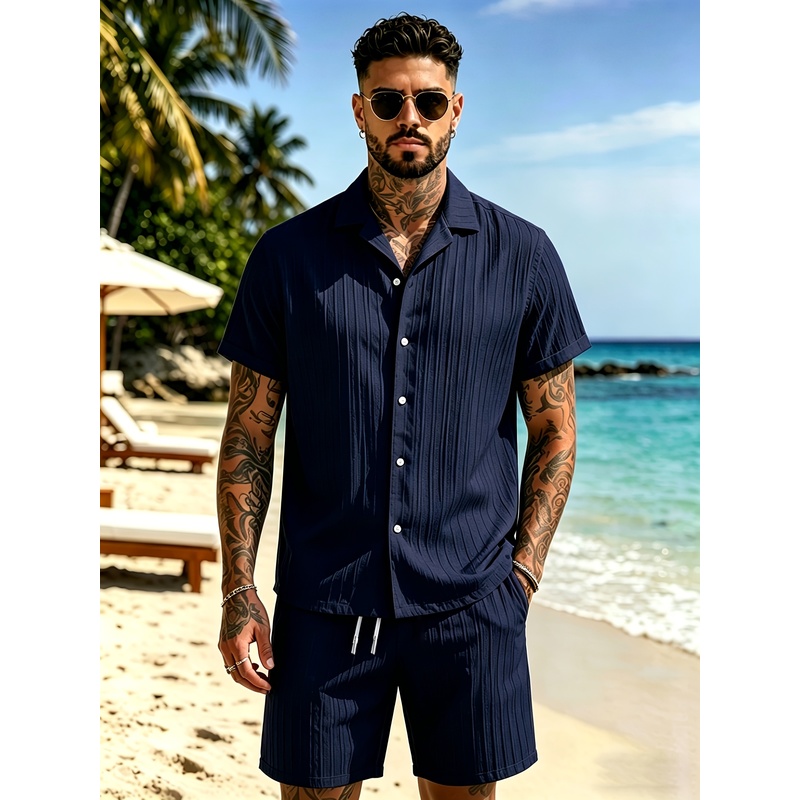 ชุดสูทลำลองฤดูร้อนสำหรับผู้ชาย - Summer Clothing Vacation บทวิจารณ์และราคา