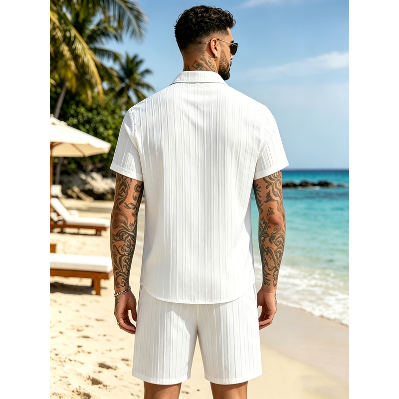 ชุดสูทลำลองฤดูร้อนสำหรับผู้ชาย - Summer Clothing Vacation บทวิจารณ์และราคา