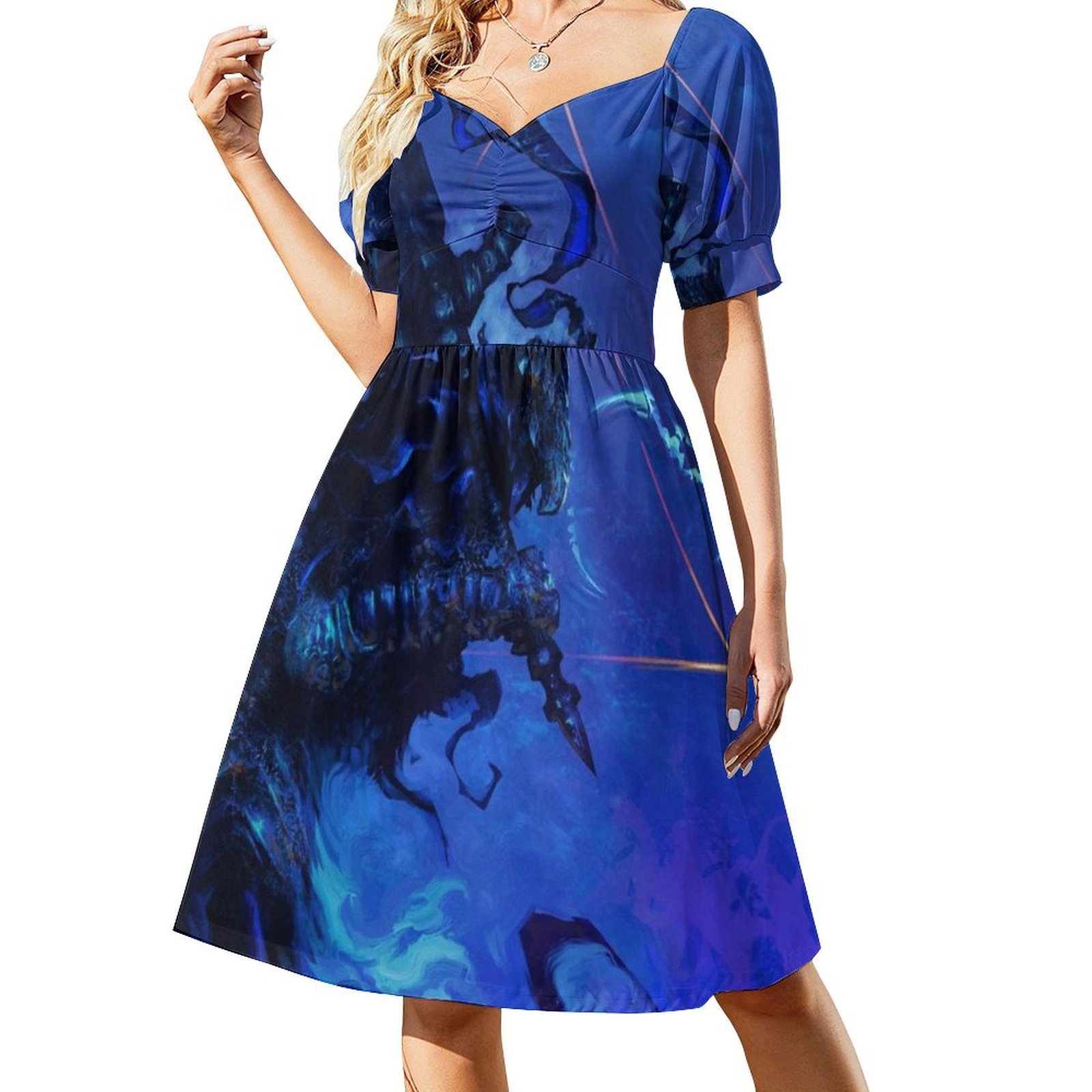 ชุดเดรสคอวี Howl Sweetheart ดี - Summer Knights Clothing บทวิจารณ์และราคา
