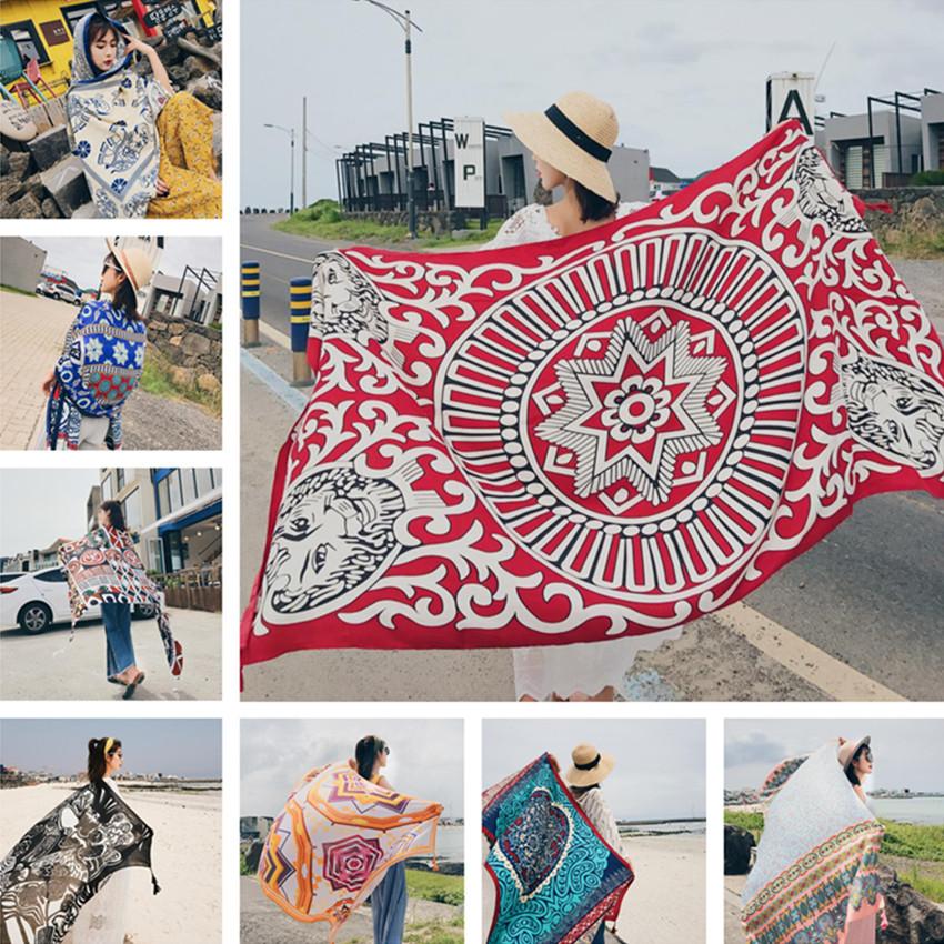 2018 ใหม่ 90x180 ซม.ผ้าฝ้าย Pa - Sarong Pareo Wrap บทวิจารณ์และราคา