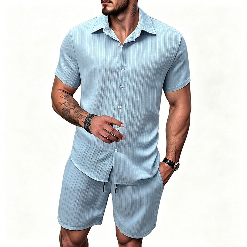 ชุดเซ็ต 2 ชิ้น เสื้อเชิ้ตแขนสั - Summer Clothing Outfits บทวิจารณ์และราคา