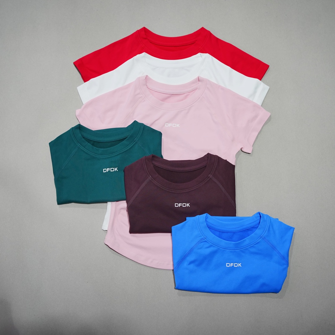 เสื้อยืดกีฬาผู้หญิง ระบายอากาศ - Summer Yoga Clothing บทวิจารณ์และราคา