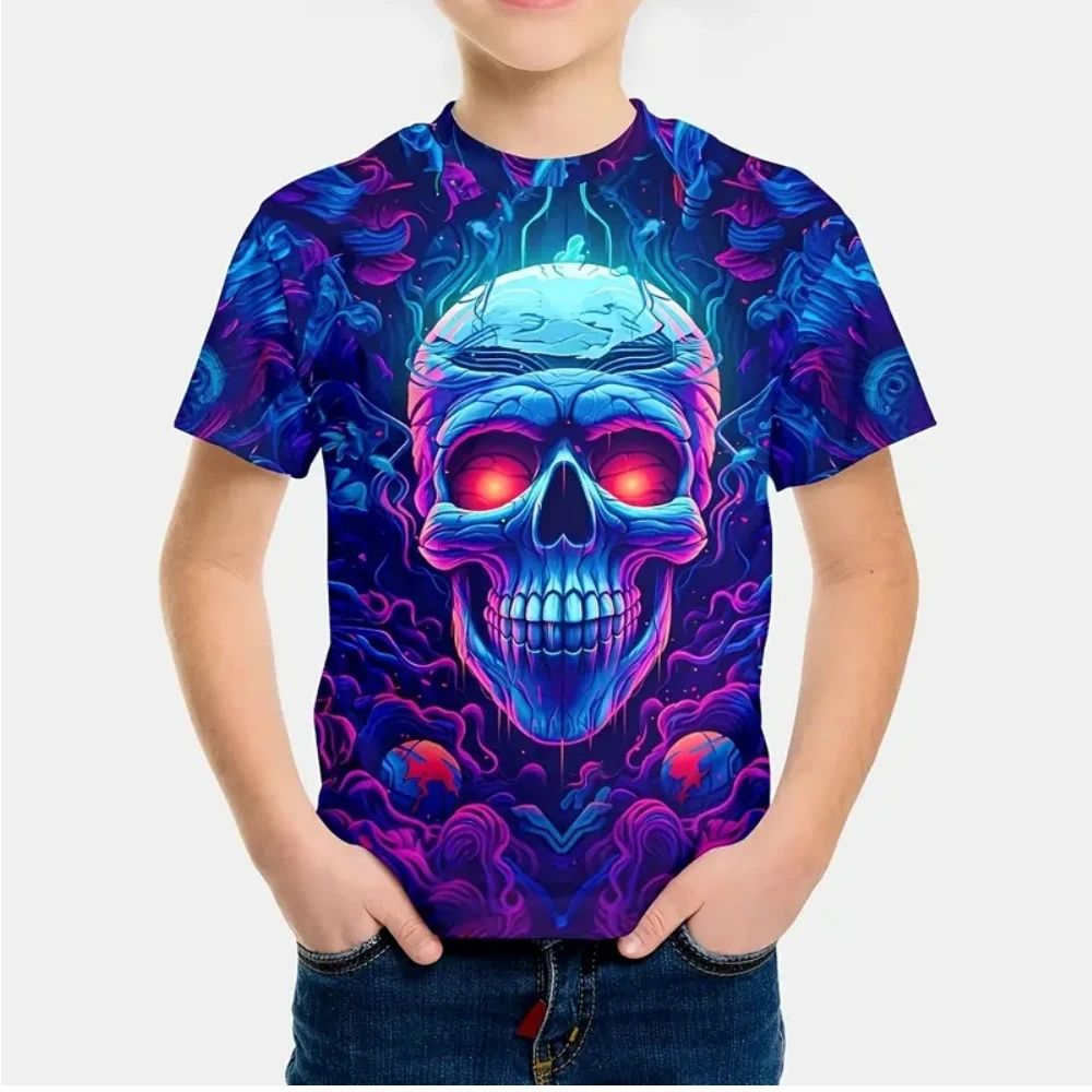 เสื้อยืดลายหัวกะโหลกสุดหลอนสำห - Summer Clothing Outfits บทวิจารณ์และราคา