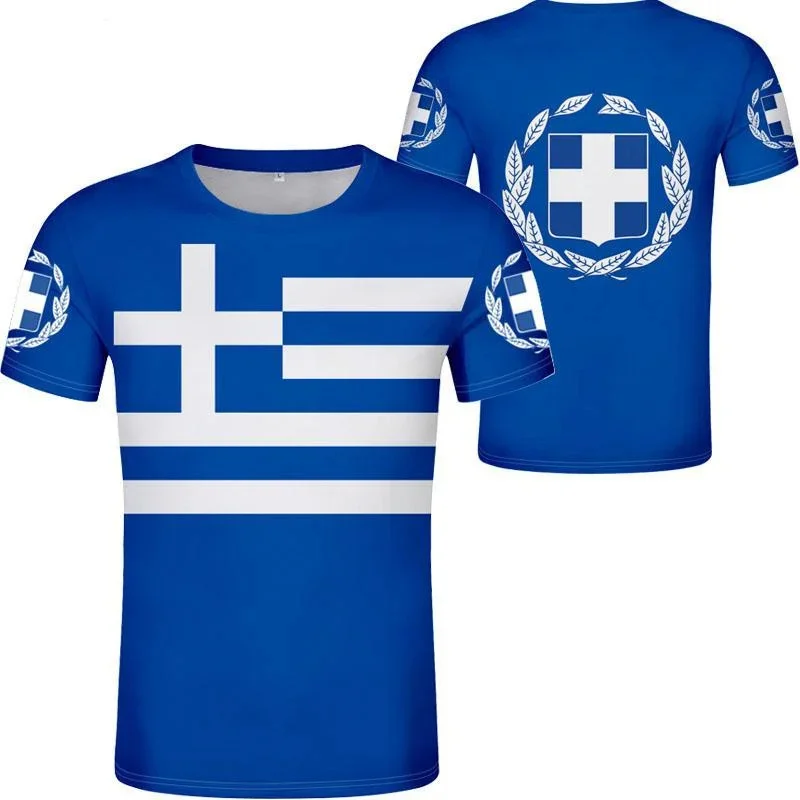 เสื้อยืดลายกราฟิกตราสัญลักษณ์เ - Summer Clothing For Greece บทวิจารณ์และราคา