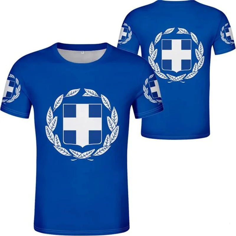 เสื้อยืดลายกราฟิกตราสัญลักษณ์เ - Summer Clothing For Greece บทวิจารณ์และราคา