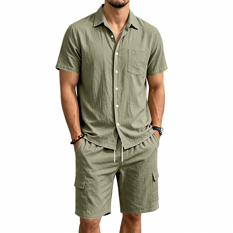 ชุดเซ็ตผ้าลินินสไตล์อเมริกันสำ - Summer Clothing Outfits บทวิจารณ์และราคา