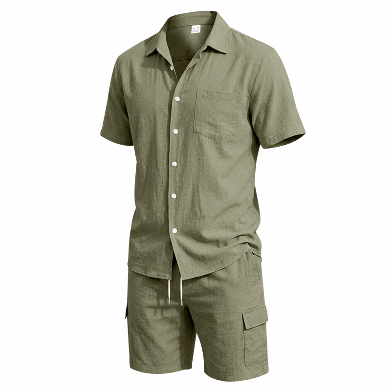 ชุดเซ็ตผ้าลินินสไตล์อเมริกันสำ - Summer Clothing Outfits บทวิจารณ์และราคา
