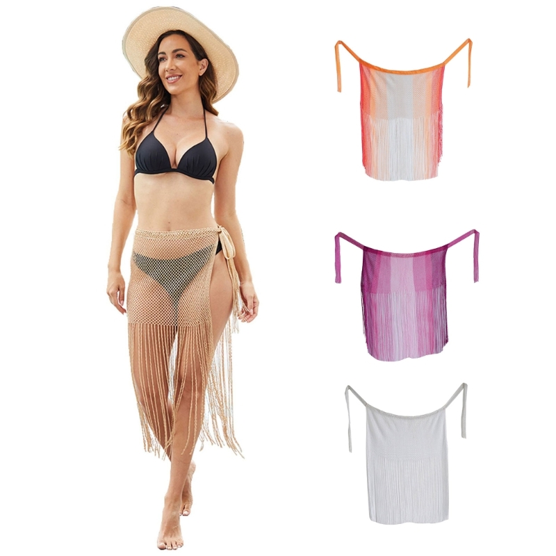 ผ้าซิ่นชายหาดโครเชต์-เสื้อคลุม - Sarong Pareo Wrap บทวิจารณ์และราคา