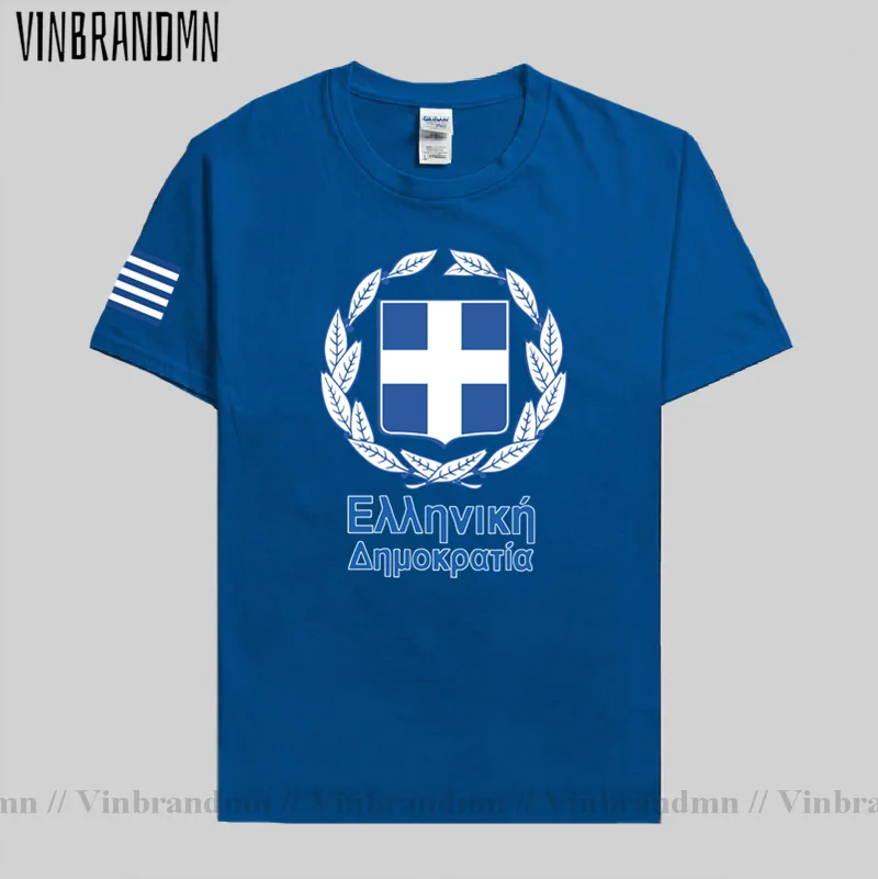 กรีซผู้ชายTเสื้อแฟชั่น 2021 Je - Summer Clothing For Greece บทวิจารณ์และราคา