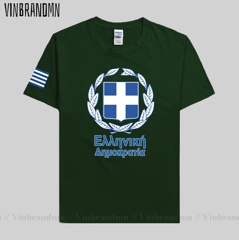 กรีซผู้ชายTเสื้อแฟชั่น 2021 Je - Summer Clothing For Greece บทวิจารณ์และราคา
